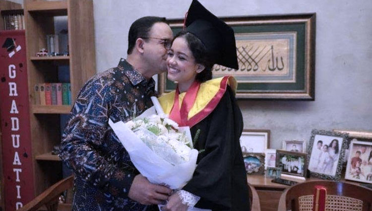 Gubernur DKI Jakarta Anies Baswedan saat bersama Mutiara Annisa Baswedan. (FOTO: dok pribadi)