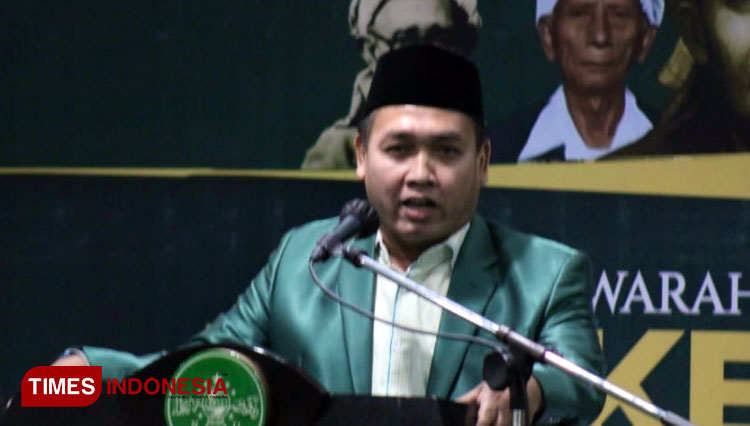 Ketua Pengurus Wilayah (PW) Nahdlatul Ulama Provinsi DKI Jakarta KH. Samsul Ma'arif. (Foto: Edi Junaidi Ds/TIMES Indonesia)
