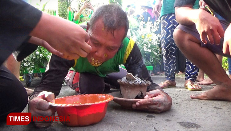 Tradisi keboan Desa Aliyan, Kecamatan Rogojampi, Banyuwangi. (Dokumentasi TIMES Indonesia)