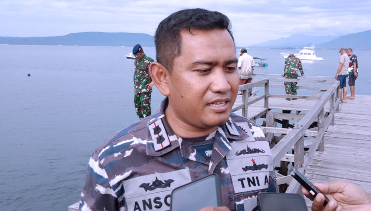 Danlanal Banyuwangi, Letkol Laut (P) Ansori. (Foto: Fazar Dimas/TIMES Indonesia)