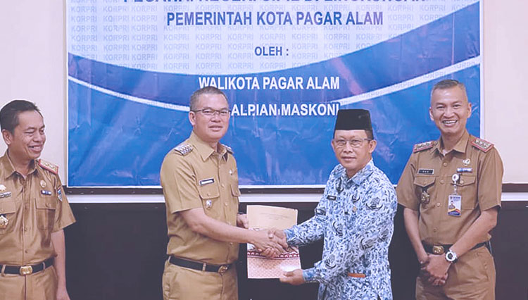 Purna Tugas 55 ASN, Wali Kota Pagaralam: Masa Pensiun Bukanlah Akhir Pengabdian