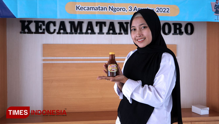 Sambal salah satu produk UMKM unggulan di Kecamatan Ngoro, Jombang. (FOTO: Rohmadi/TIMES Indonesia)