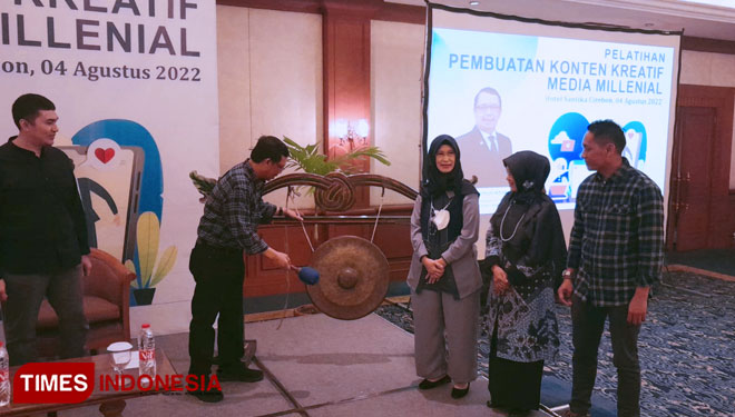 Herman Khaeron Berikan Pelatihan Konten Kreator kepada Anak Muda Cirebon
