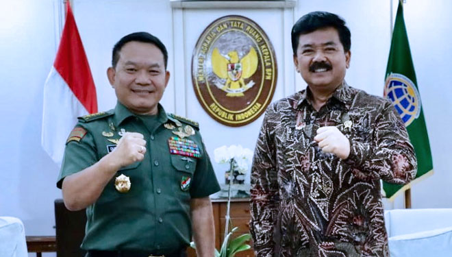 Menteri ATR RI Jalin Sinergi Bersama TNI AD