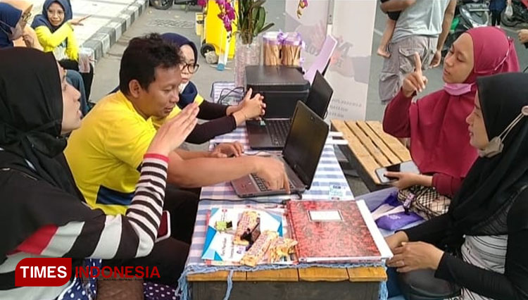 Layanan DPMPTSP Gresik di CFD Juga Sasar Pelaku Usaha Berkebutuhan khusus 