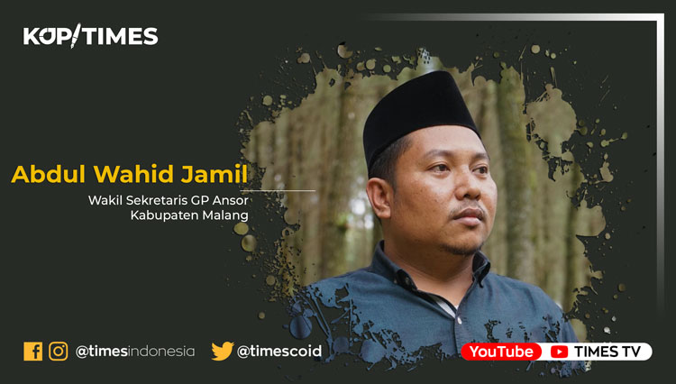 Abdul Wahid Jamil, Wakil Sekretaris GP Ansor Kabupaten Malang, Jawa Timur.