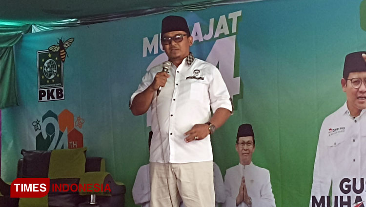 Gun Gun Gunawan Abdul Jawad, Ketua DPC PKB Kota Banjar (foto: Susi/TIMES Indonesia)
