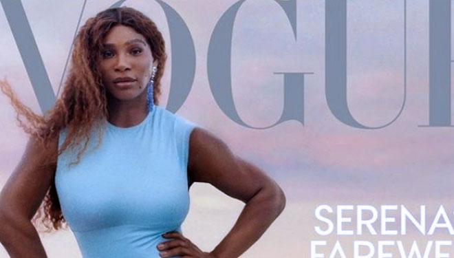Majalah Vogue menulis Serena Williams bergerak menuju 