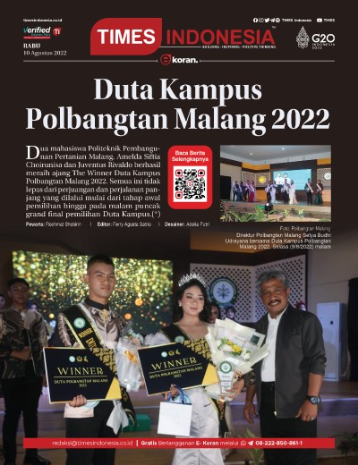 Edisi Rabu, 10 Agustus 2022: E-Koran, Bacaan Positif Masyarakat 5.0