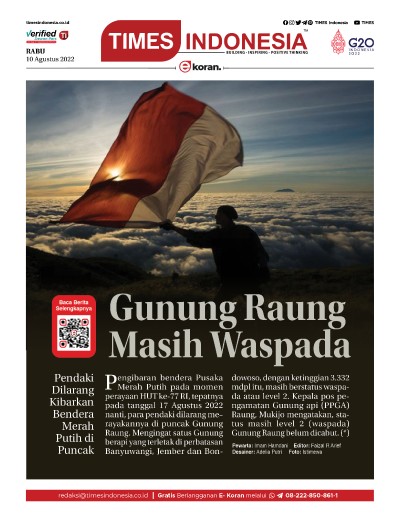 Edisi Rabu, 10 Agustus 2022: E-Koran, Bacaan Positif Masyarakat 5.0