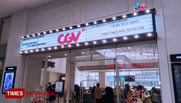 Bioskop CGV dan Cine Cafe di Malang City Point Mall (FOTO: Adam Chesar Gunawan/TIMES Indonesia)