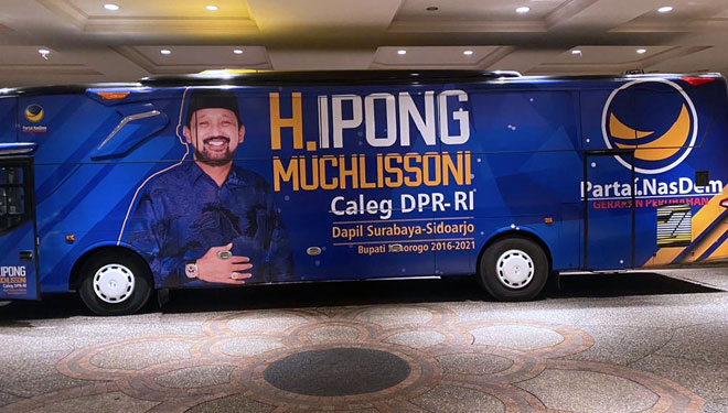 Maju DPR RI Dapil Jatim I, Ipong Sediakan Bus Gratis untuk Warga Surabaya-Sidoarjo
