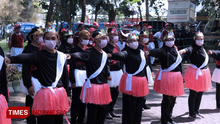 Meriahkan HUT ke-77 RI, Dinas Bina Marga Kabupaten Malang Gelar Lomba PBB Kreasi