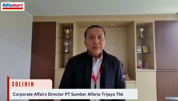 Corporate Affairs Director PT Sumber Alfaria Trijaya Tbk, Solihin. (FOTO: twitter alfamart)
