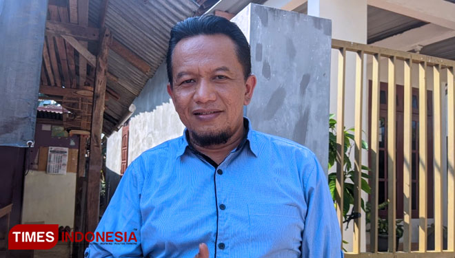 Ketua DPRD Pacitan Ronny Wahyono meminta Pemkab jemput bola selesaikan polemik Pantai Srau. (FOTO: Yusuf Arifai/TIMES Indonesia) 