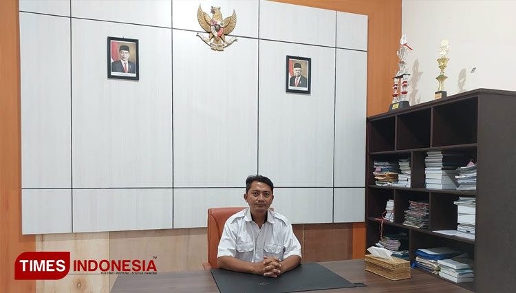 Kepala Dinas Kelautan dan Perikanan (DKP) Pemkab Morotai, Yoppy Jutan. (Foto: Abdul H Husain/TIMES Indonesia)