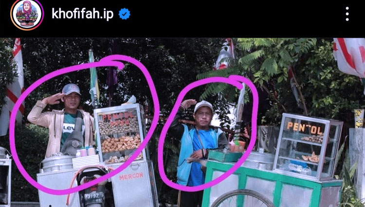 Hormat Sang Saka, Gubernur Jatim Khofifah Undang Khusus Penjual Pentol ke Grahadi