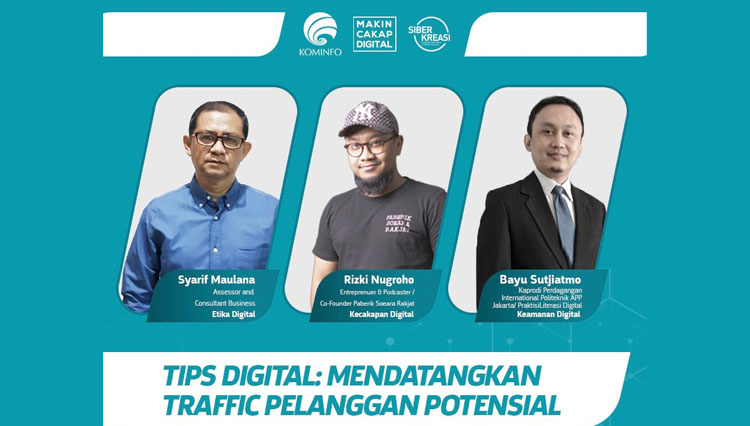 Webinar Kemenkominfo dengan erakan Nasional Literasi Digital Siberkreasi (Foto:Tangkapan layar)