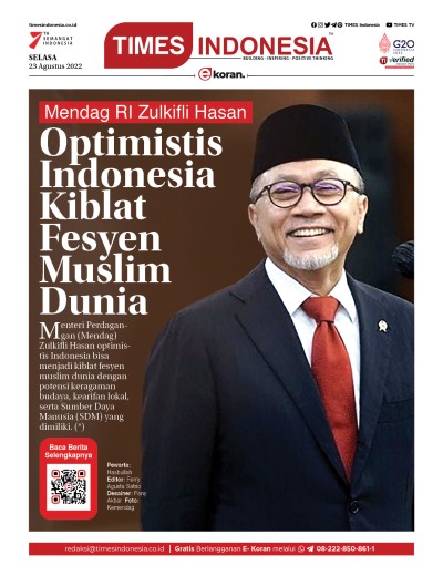 Edisi Selasa, 23 Agustus 2022: E-Koran, Bacaan Positif Masyarakat 5.0 