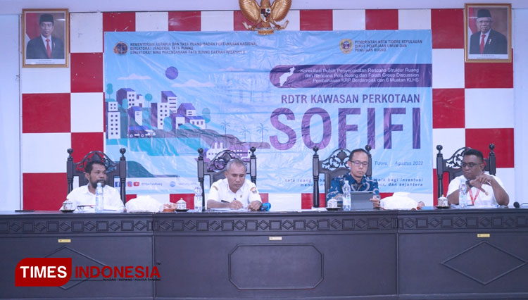 Suasana pembahasan Kota Baru Sofifi (Foto: Harianto Daud/TIMES Indonesia)