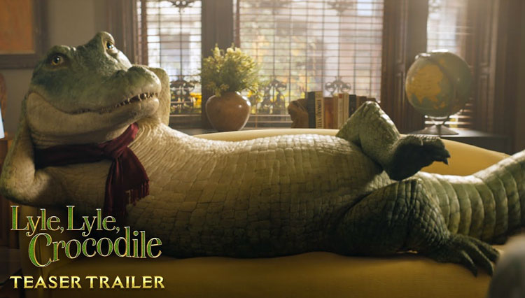 Lyle, Lyle, Crocodile Movie Shows Singing Crocodile Action