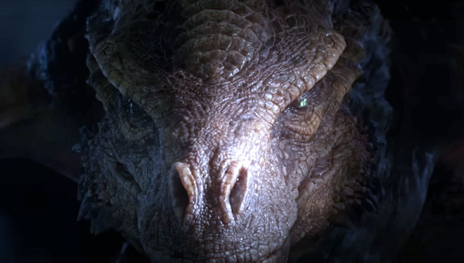 Potret salah satu naga dalam serial ‘House of the Dragons’ (FOTO: HBO)