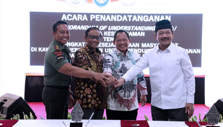 Mendagri Teken Mou Peningkatan Kesejahteraan Masyarakat Perbatasan