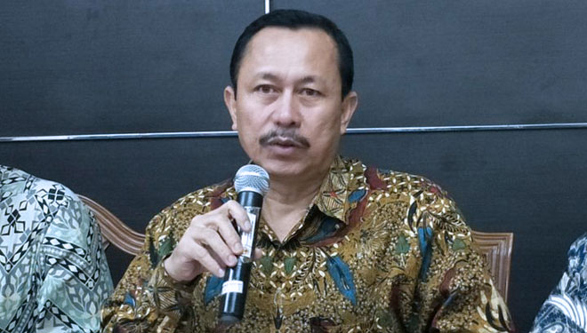 Ketua Komnas HAM, Ahmad Taufan Damanik saat memberikan keterangan pers (foto: Dokumen/Kompas)