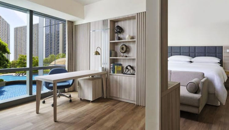 Kamar bertema bisnis Four Points by Sheraton Surabaya, Pakuwon Indah. (FOTO: Four Points by Sheraton Surabaya for TIMES Indonesia)