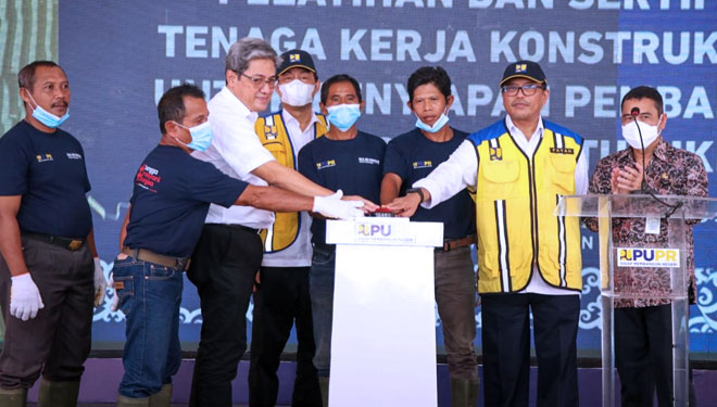 Kementerian PUPR RI Buka Pelatihan Dan Sertifikasi Tahap I Tenaga Kerja ...