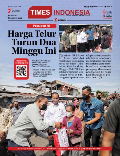 Edisi Minggu, 28 Agustus 2022: E-Koran, Bacaan Positif Masyarakat 5.0