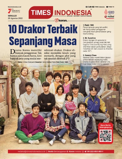 Edisi Minggu, 28 Agustus 2022: E-Koran, Bacaan Positif Masyarakat 5.0