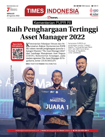 Edisi Minggu, 28 Agustus 2022: E-Koran, Bacaan Positif Masyarakat 5.0