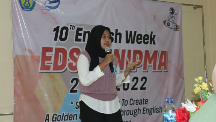 Peserta lomba 10TH ENGLISH WEEK 2022. (Foto: Humas UNIPMA for TIMES Indonesia)