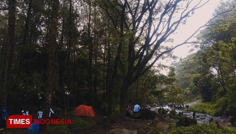 Suasana bumi perkemahan bedengan (Foto:Junita/TIMES Indonesia)