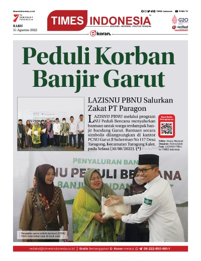 	Edisi Rabu, 31 Agustus 2022: E-Koran, Bacaan Positif Masyarakat 5.0