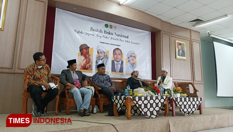 Fakultas Humaniora UIN Maliki Malang Bedah Buku Guru Para Ulama Syaikhona Kholil Bangkalan