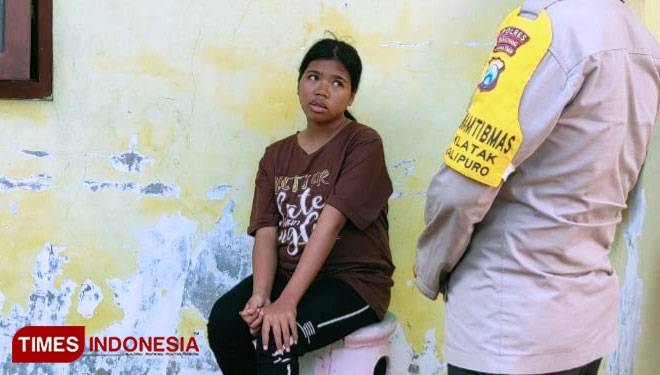 Amelia Nisa Fitri, ibu hamil terlantar asal Cianjur. (Foto: Fazar Dimas/TIMES Indonesia) 