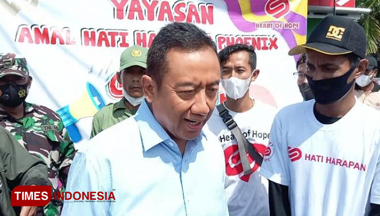 Bupati Cilacap Resmi Buka Yayasan Amal Harapan Hati Phoenix 500 Warga Dapat Paket Sembako 