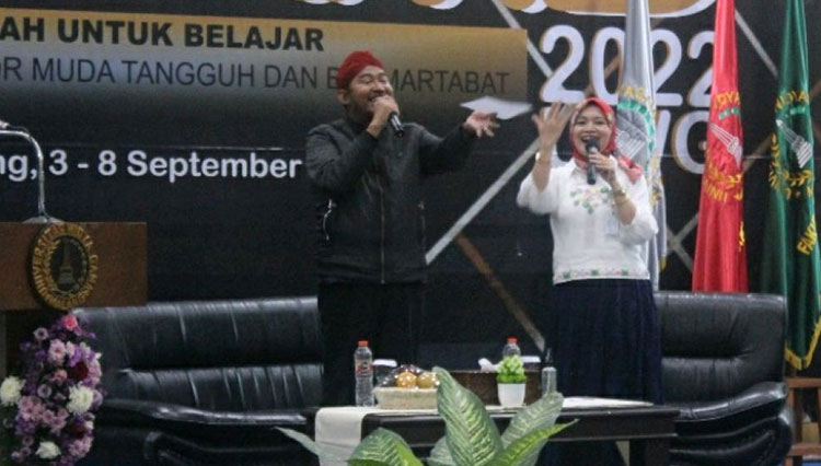 General Stadium (Kuliah Umum) oleh Bupati Sumenep, H. Achmad Fauzi, S.H., M.H., Sabtu (3/9/2022). (FOTO: AJP TIMES Indonesia)