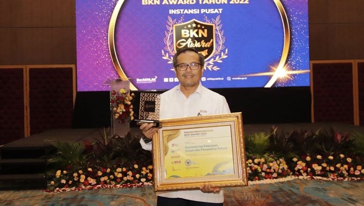 Raih Tiga BKN Award 2022, Kementerian PUPR RI Percepat Transformasi Digital Manajemen ASN
