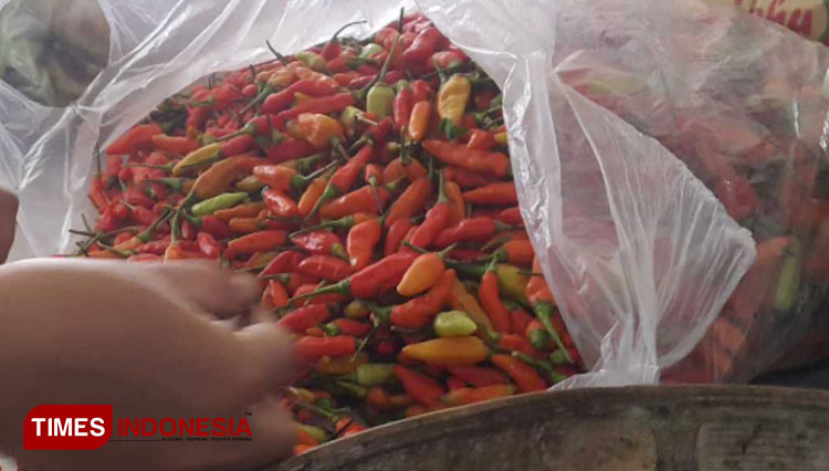 Cabai Rawit-Bawang Merah Dorong Kota Kediri Deflasi, Lebih Rendah dari Provinsi  
