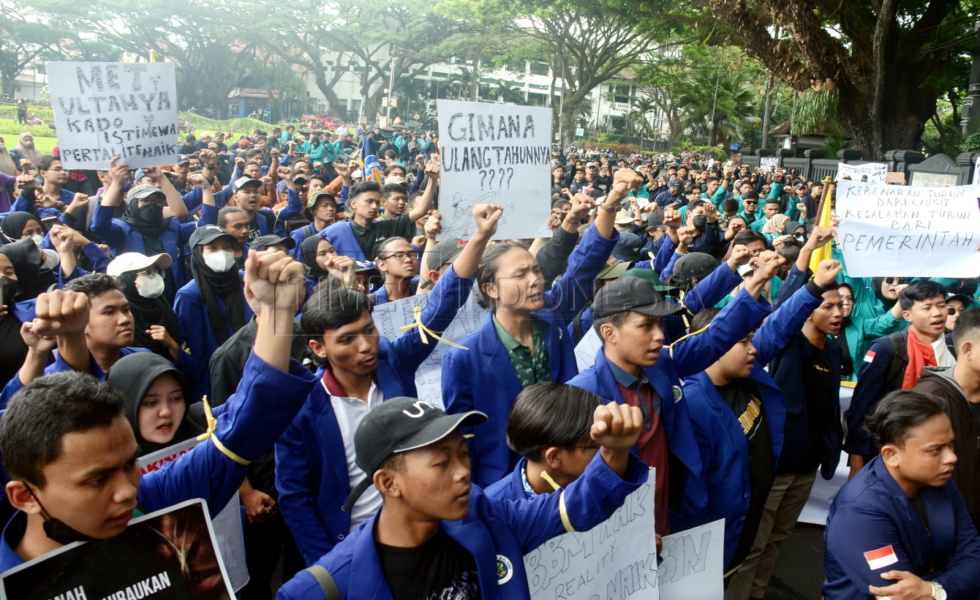 Demo BEM Malang Raya, Tolak Kenaikan Harga BBM