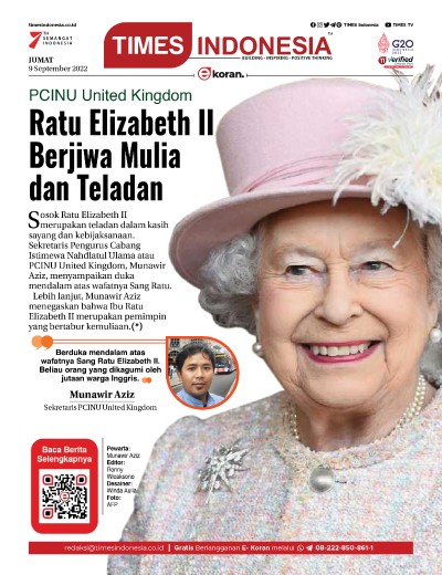 Edisi Jumat, 9 September 2022: E-Koran, Bacaan Positif Masyarakat 5.0
