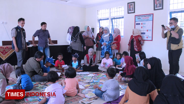 Geliatkan Minat Membaca Buku, Perpusdes Tajur ‎di Majalengka Resmi Berdiri