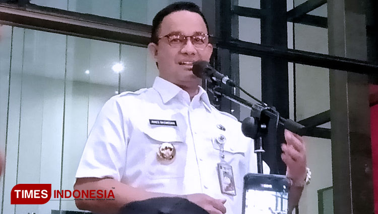 Gubernur DKI Jakarta Anies Baswedan. (FOTO: Moh Ramli/TIMES Indonesia)