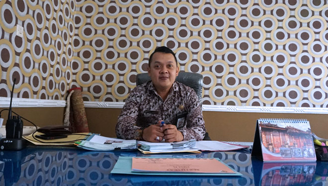 Kadisbudporapar Kabupaten Mojokerto, Norman Handito saat menjelaskan peningkatan jumlah kunjungan wisatawan domestik maupun mancanegara, Selasa (12/9/2022) (Foto: Thaoqid Nur/TIMES Indonesia)