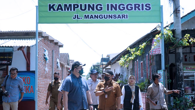 Matangkan Rencana Penataan, Bupati Kediri Cek Kondisi Terkini Kampung Inggris