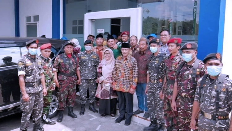 Ketika Banser dan Kokam Kompak Kawal Ketum PP Muhammadiyah