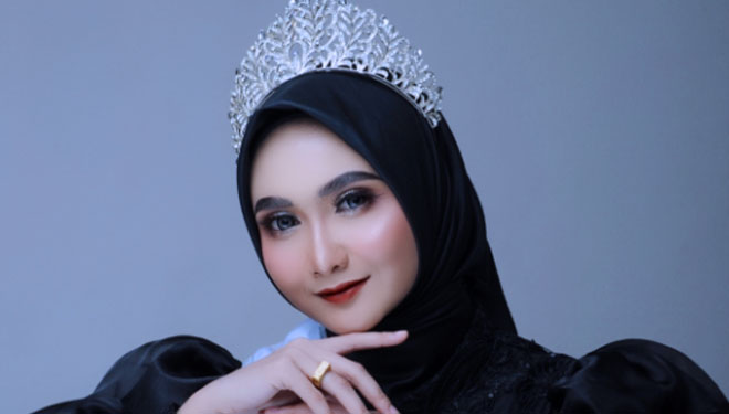 Pemenang Putri Hijabfluencer Indonesia Sumatera Barat Nindry Meyri Renaldi. (FOTO: dok. Nindry for TIMES Indonesia)